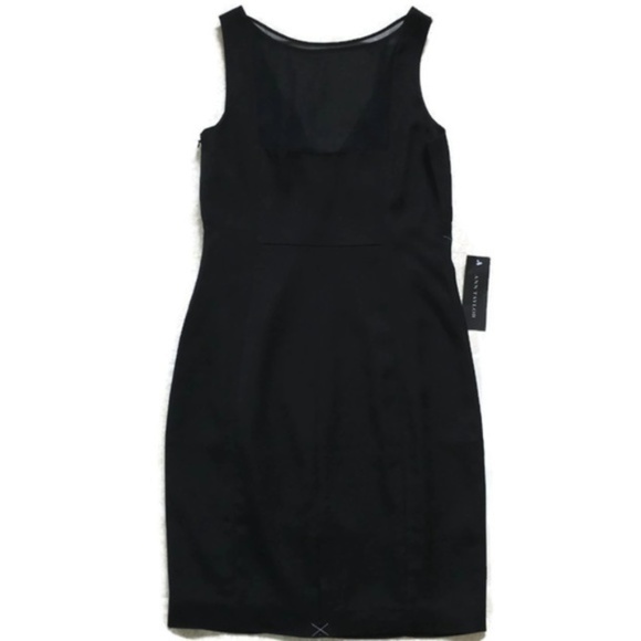 Ann Taylor Dresses & Skirts - Ann Taylor Black Dress-Sheer Neckline-Sz 2 NWT